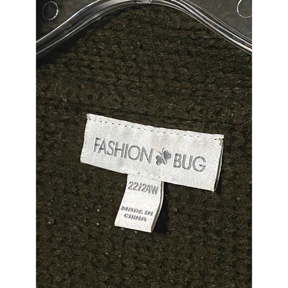 Fashion Bug Acrylic Open Cardigan Shawl Plus 22/24 Cozy Forest Fairy Fall Boho - Picture 6 of 8